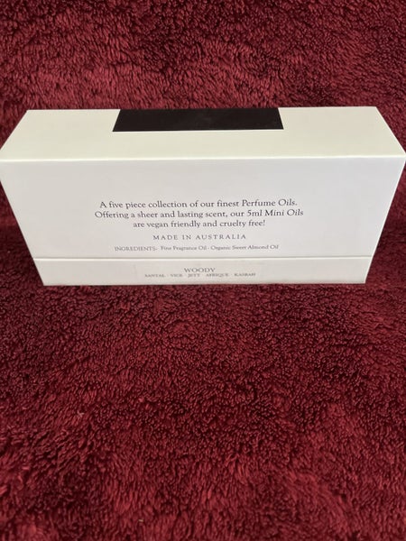 Perfume oil Collection x 5, Gift Boxed. Made in Australia. Carousel 4