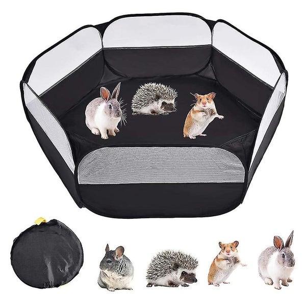 Small Animals Cage Tent, Breathable Pet Playpen Pop Open Outdoor/ Indoor Exercis Carousel 1