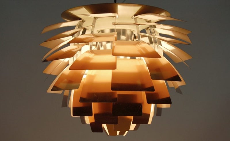 POUL HENNINGSEN ARTICHOKE LIGHT ( Copper ) Carousel 1