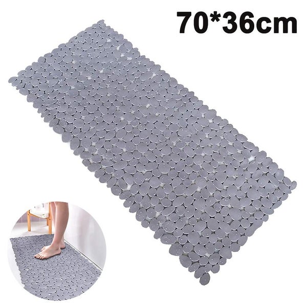 Pebble Bathtub Mat Non-slip Shower Mats With Suction Cups, Drain Holes For Bathr Carousel 1