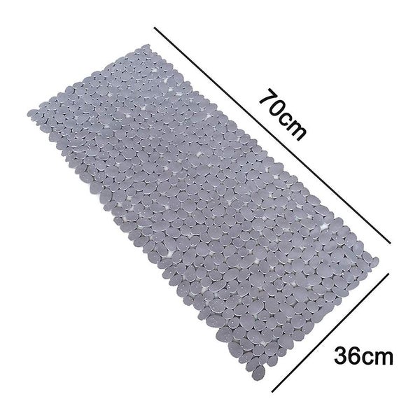 Pebble Bathtub Mat Non-slip Shower Mats With Suction Cups, Drain Holes For Bathr Carousel 5