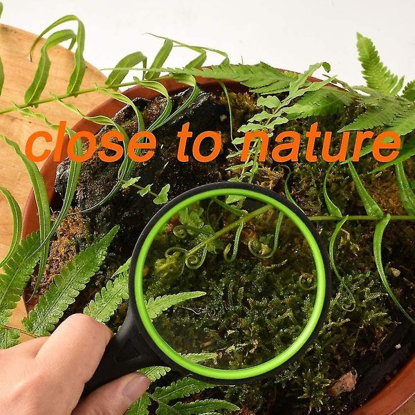 (2 Pcs) 10x Magnifying Glass, Handheld Reading Magnifier, 75mm Magnify Glasses L Carousel 3