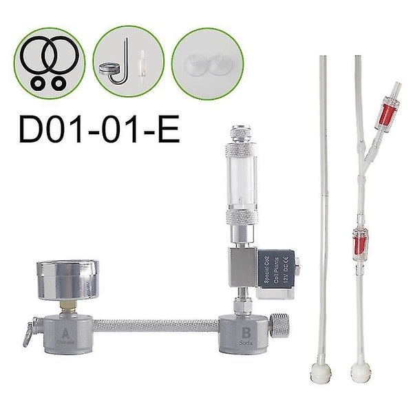 Aquarium Diy Co2 Generator System Kit With Solenoid Valve Bubble Counter For Pla Carousel 4