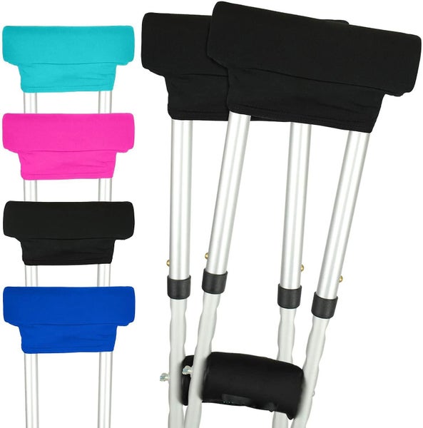 Crutch Pads - Universal Underarm Padded Forearm Handle Pillow Covers For Walking Carousel 1