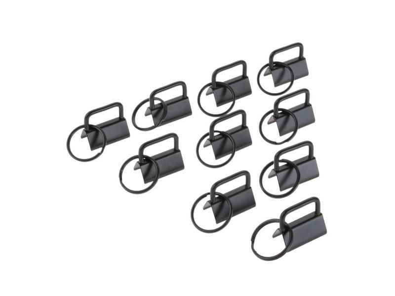 10 PCS 26mm Keychain Split Ring Wristlets Cotton Tail Clip With Key Ring Key Carousel 1