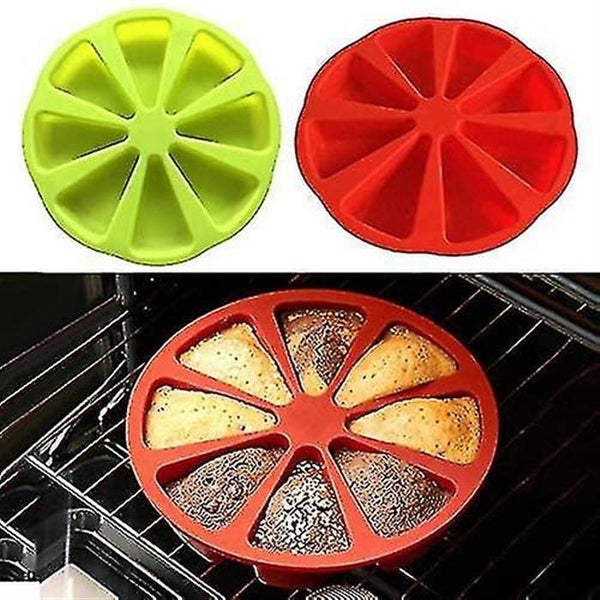 8 Grid Silicone Wedges Cake Mould - Individual Portion Pizza Slices Kitchen Tool Carousel 5