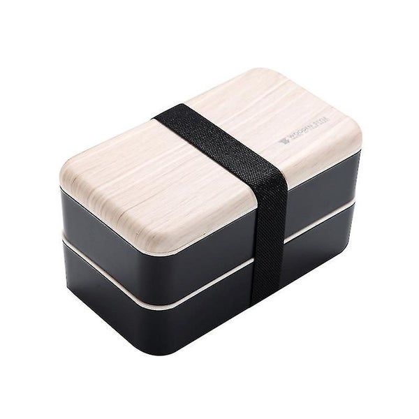 Bento Box Meal Lunch Box Bundle - Japanese Style Lunch Box with Stainless Steel Carousel 1