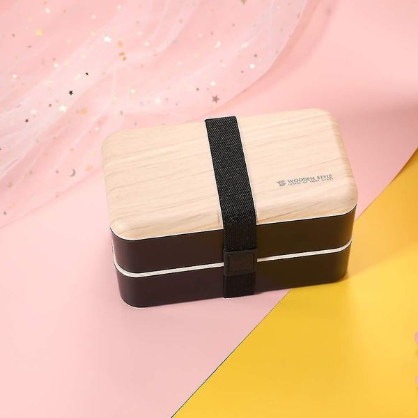 Bento Box Meal Lunch Box Bundle - Japanese Style Lunch Box with Stainless Steel Carousel 5