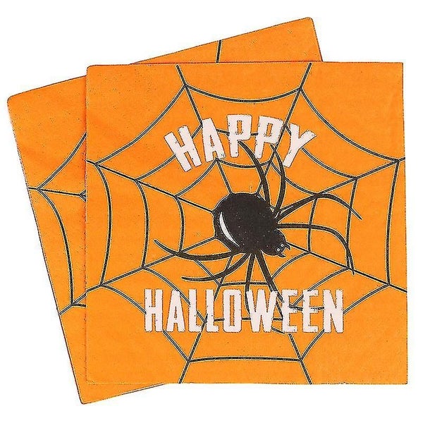 20pcs Halloween Napkins - Festive Halloween Napkins for Halloween Decorations. Carousel 2
