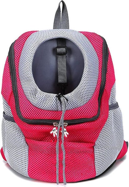 Pet Puppy Dog Cat Carrier Backpack Travel Tote Double Shoulder Bag Mesh Sling Ca Carousel 2