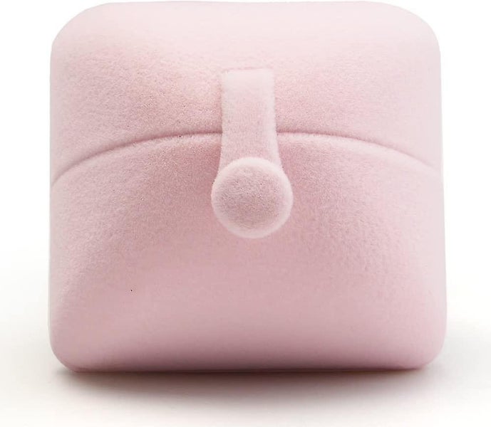 Pink Velvet Jewelry Box - Necklace Display and Storage Case - Elegant Gift Packa Carousel 5
