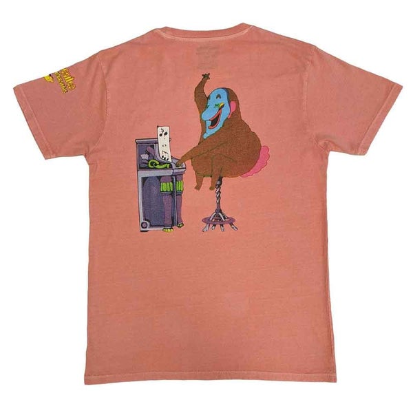 The Beatles T Shirt Yellow Submarine Magic Piano new Official Mens Pink Carousel 2