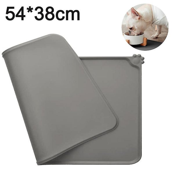 Pet Placemat Dog Food Mat, Silicone Dog Cat Bowl Mat, Non Slip Pet Feeding Mat W Carousel 2