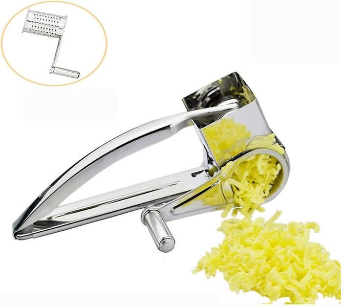 Grinder For Manual Cheese, Parmesan Grater, Stainless Steel Drum Grater For Food Carousel 2