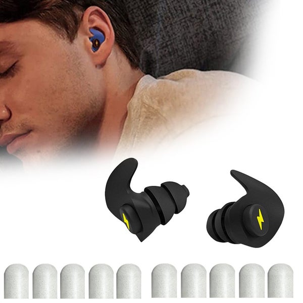 Ear Plugs for Sleeping Noise Silicone Earplugs Sound Reduction Reusable Earplugs Carousel 2