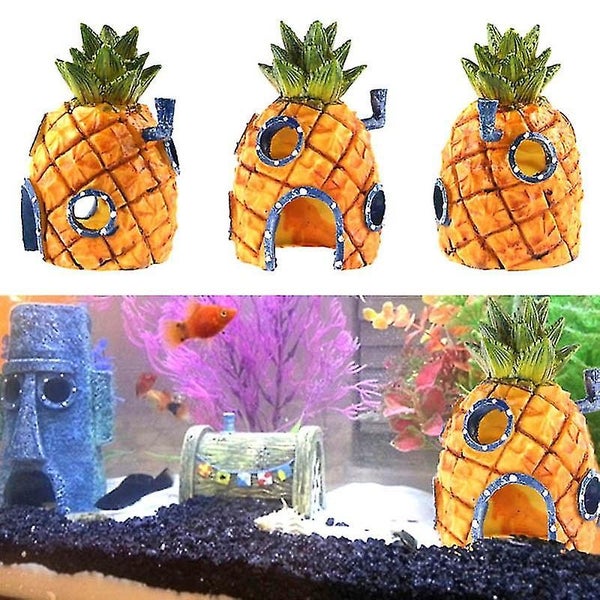 Fish Tank Landscape Aquarium Simulation Resin Crafts Durable Cartoon Decoration Carousel 2