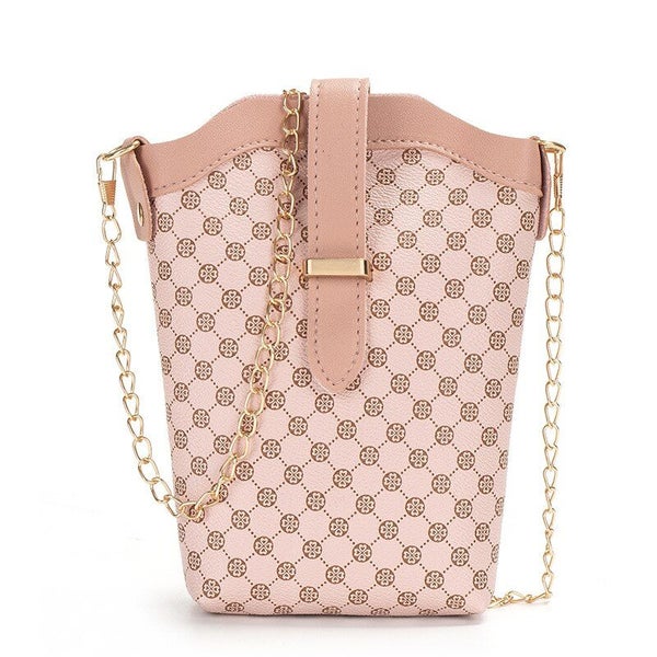 Fashion Plaid Polka Dot Print Single Shoulder Bag Casual Oblique Carousel 2