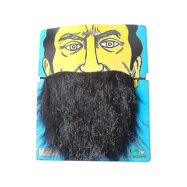 12pcs Funny Fake Mustache Sticker - Pirate Party Decoration, Halloween Cosplay M Carousel 1