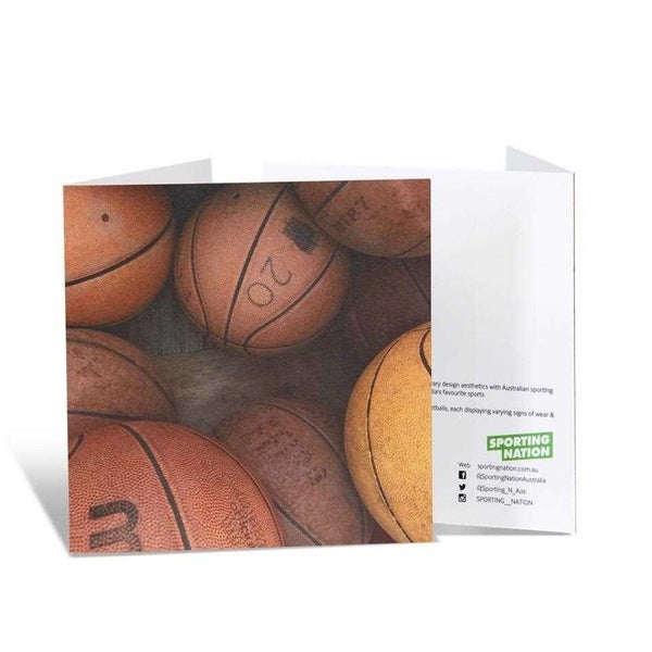 Sporting Nation Basketballs Greeting Card Carousel 1