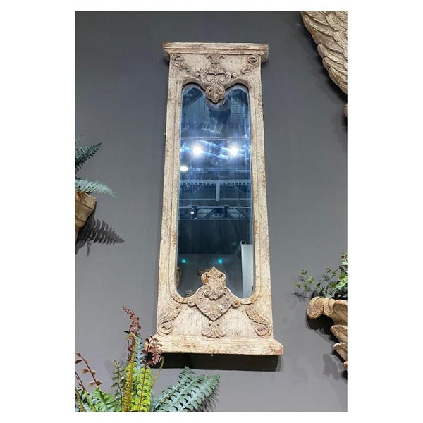 Rembrandt Vintage Wall Mirror - Antique Marble (QD5003) Carousel 1