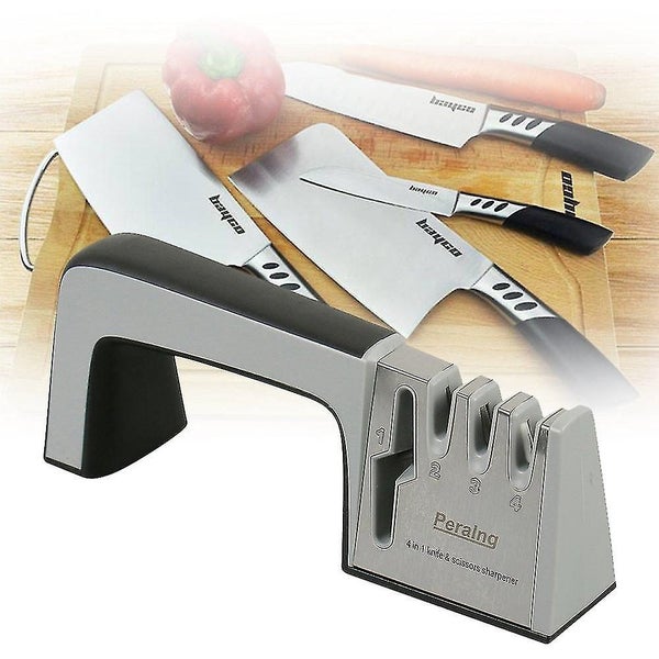 Adjustable Manual Knife Sharpener, Multifunction Sharpener 4 In 1 Carousel 1