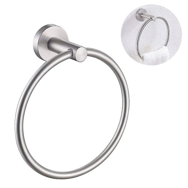 Towel Ring For Bathroom 1 Pack, Kitchen Bath Circle Towel Holder Hangers Wall Mo Carousel 1