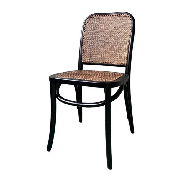 Rembrandt Capri Rattan Weave Dining Chair - Black (HF9010) Carousel 1