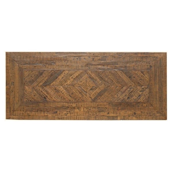 Rembrandt Chevron Parquet Dining Table - Walnut (AK7001) Carousel 2