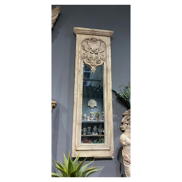 Rembrandt Vintage Wall Mirror - Antique Marble (QD5007) Carousel 1