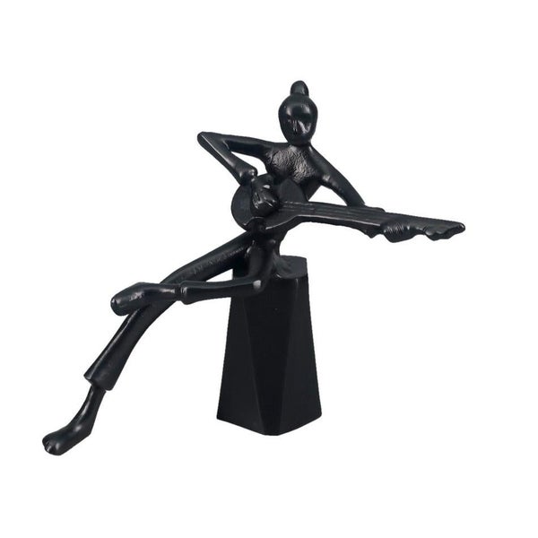 Rembrandt Alu Musician Sculpture - Black (AM9018) Carousel 1