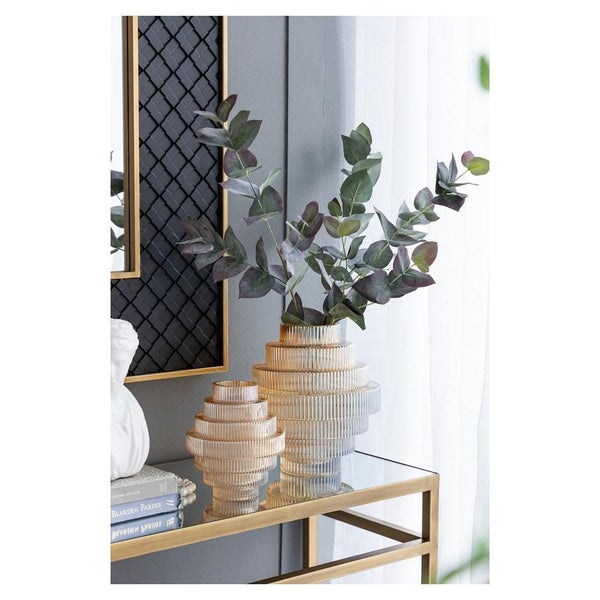 Rembrandt Glass Vase Set/2 - Amber (SE2766) Carousel 4