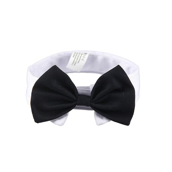 Pet Bow Tie Collar Adjustable Dog Cat Bow Tie Pet Formal Tuxedo For Small Dogs Carousel 1