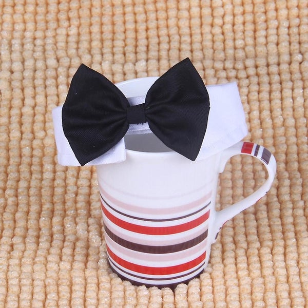 Pet Bow Tie Collar Adjustable Dog Cat Bow Tie Pet Formal Tuxedo For Small Dogs Carousel 5