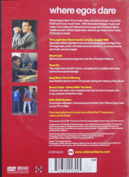 Robbie Williams - Where Egos Dare DVD Carousel 2