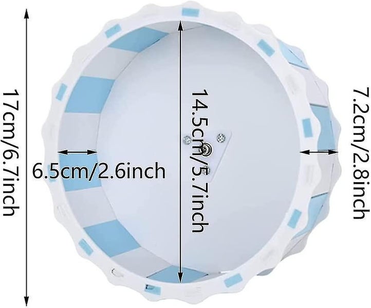 Silent Hamster Exercise Wheel ˇ§C Small Animal Wheels with Accessories (13cm) Carousel 2