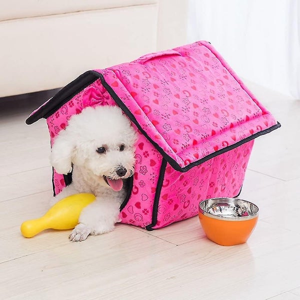 Pet House Dogs Cave - Portable Warm Nest for Dogs, Cats, Puppies, and Rabbits (R Carousel 3
