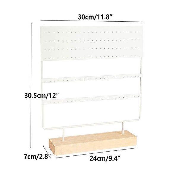 Earring Stand Display Rack 3-tier Ear Stud Holder Jewelry Organizer Ear Stud Ear Carousel 5