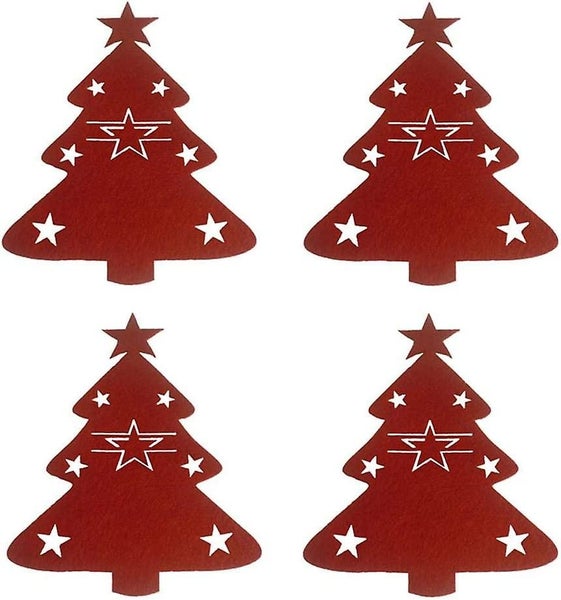 4pcs Christmas Tree Cutlery Bag, Cutlery Bag Cutlery Holder, Unique Exquisite Cu Carousel 5