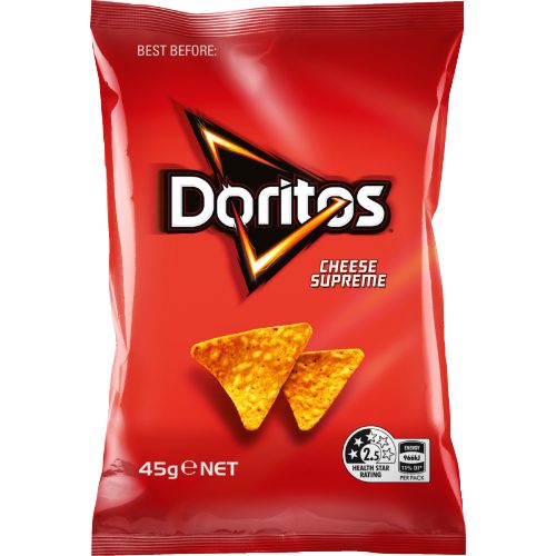 Doritos Cheese Supreme Corn Chips 45g Carousel 1