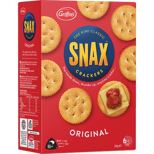 Griffin's Snax Original Crackers 250g Carousel 1