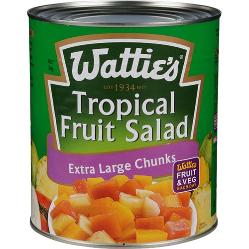 Wattie's Tropical Fruit Salad In Syrup 3kg Carousel 1