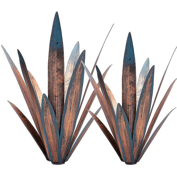 Tequila Rustic Sculpture - Diy Metal Agave Plant Home Decor Carousel 1
