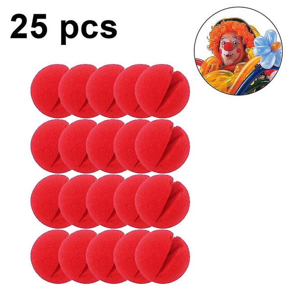 Red Clown Nose Set - Foam Noses for Festivals, Parties, and Halloween Carousel 1
