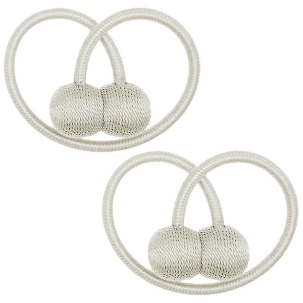 2 Pieces Magnetic Curtain Tiebacks - Curtain Clips for Drapes, Holdbacks, Home D Carousel 2