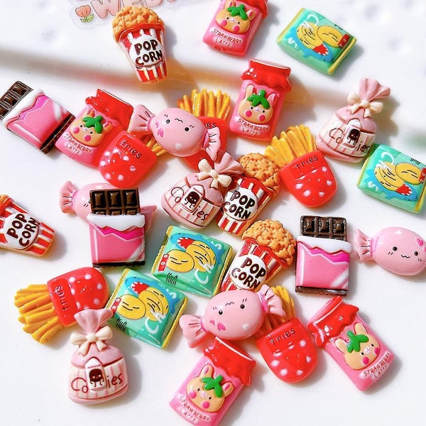 Resin Accessory French Fries For Diy Earring Bracelet Necklace Jewelry Making Carousel 5