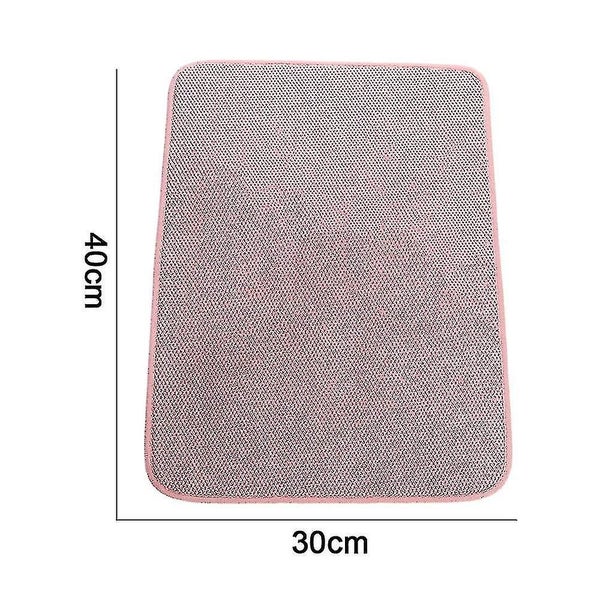 Microfiber Dish Drying Mat - Super Absorbent Kitchen Counter Mat for Drying Dish Carousel 2