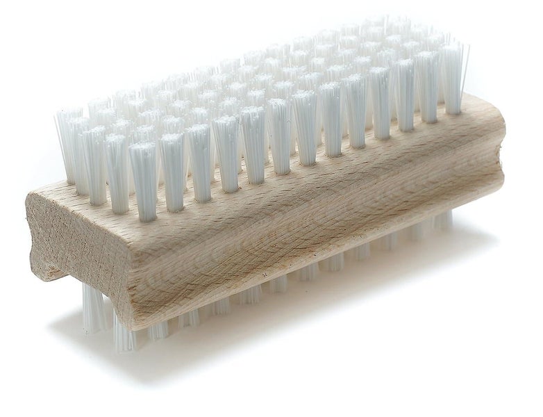 Non Slip Wooden Hand And Nail Brush - Two Sided Brush For Effective Hand And Nai Carousel 2