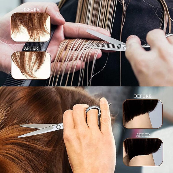 Professional Hair Cutting Shears,6.5 Inch Barber Hair Cutting Scissors Sharp Bla Carousel 5