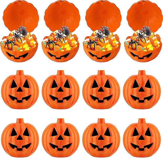 12pcs Mini Pumpkin Boxes, Mini Halloween Pumpkin Candy Box, Mini Pumpkin Hallowe Carousel 1