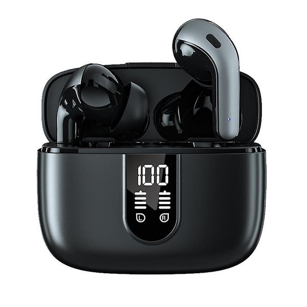 True Wireless Earbuds with LED Display - Bluetooth Headphones with Mic and Charg Carousel 1
